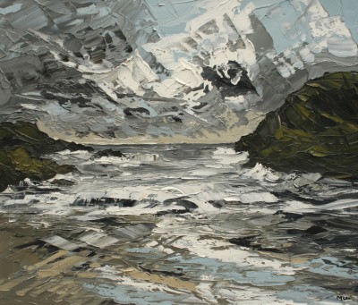 MARTIN LLEWELLYN - stormy day anglesey