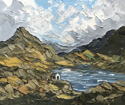 MARTIN LLEWELLYN - boat house, llyn cregennan