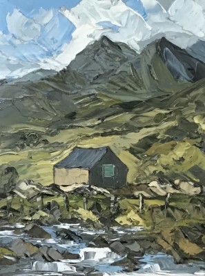 MARTIN LLEWELLYN - beneath snowdon mountain range