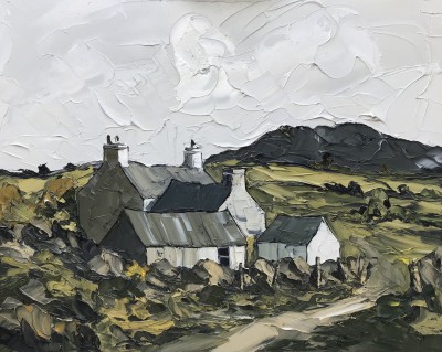 MARTIN LLEWELLYN - farm on the hill