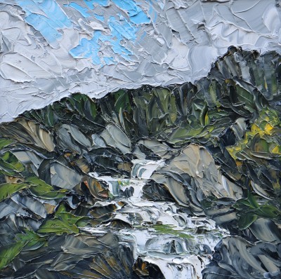 MARTIN LLEWELLYN - waterfall llyn ogwen