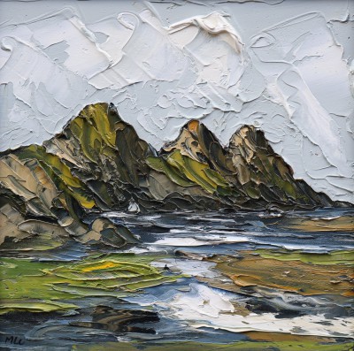 MARTIN LLEWELLYN - low tide, three cliffs