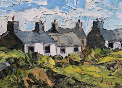 MARTIN LLEWELLYN - white cottages