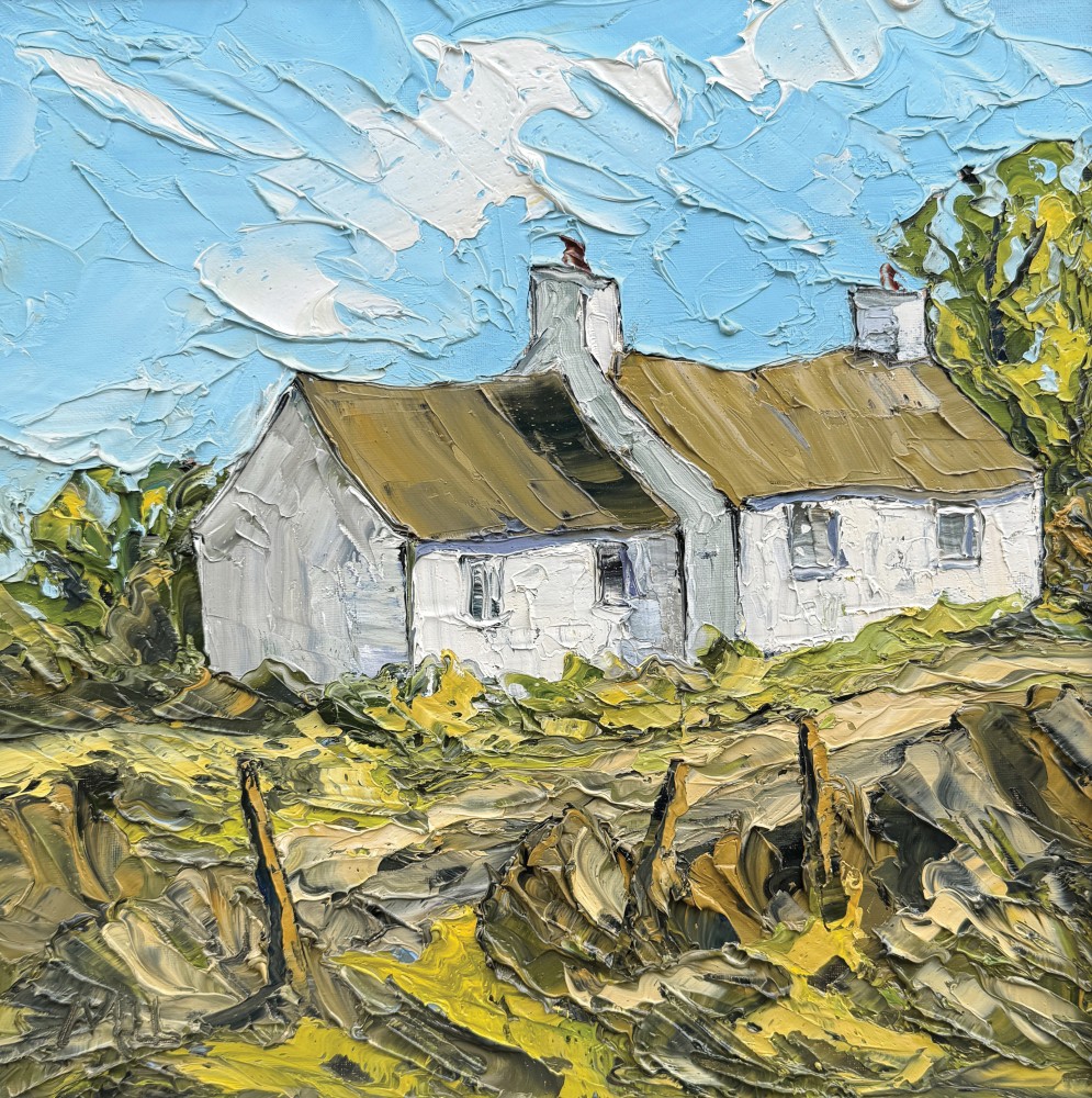 British Artist MARTIN LLEWELLYN - Watchman's Cottage