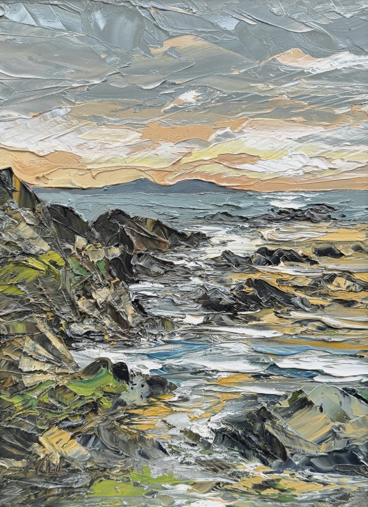 British Artist MARTIN LLEWELLYN - Summer Evening