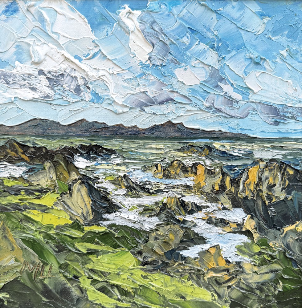 British Artist MARTIN LLEWELLYN - Incoming Tide, Ynys Llanddwyn