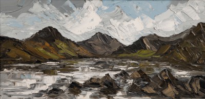 MARTIN LLEWELLYN - mountains and lake