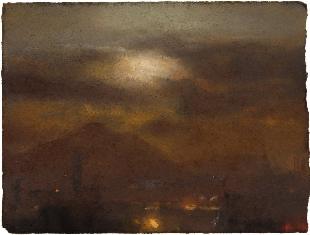 British Artist Matthew Draper - Last Light, Kitchen Window Series 289