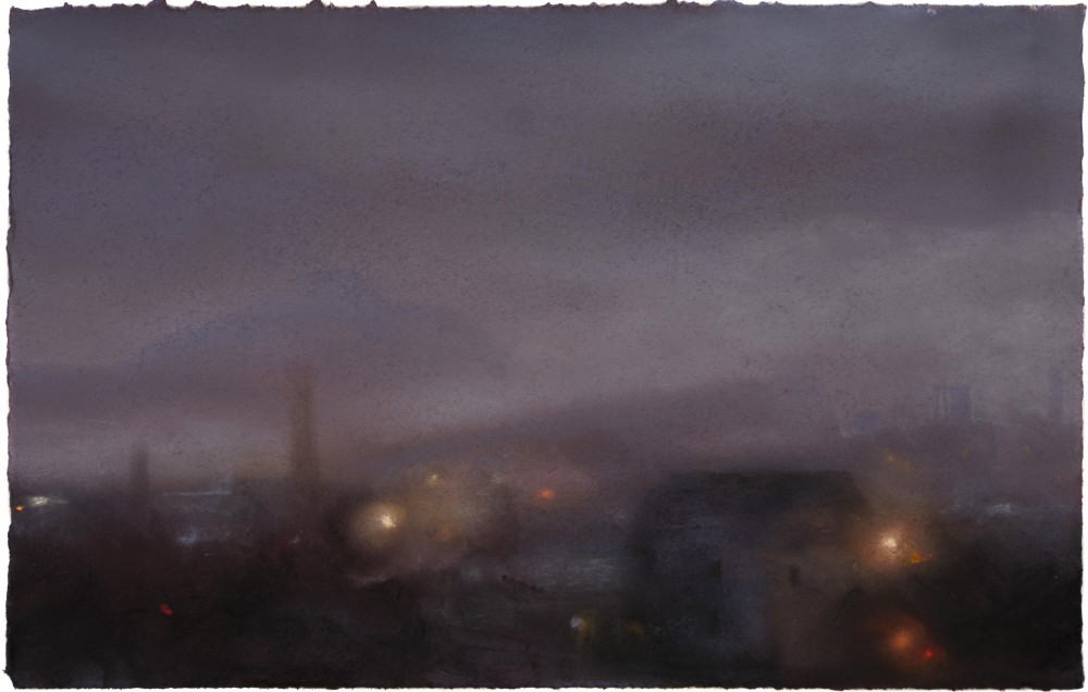 British Artist MATTHEW DRAPER - Nocturnal, Kitchen Window Series 376