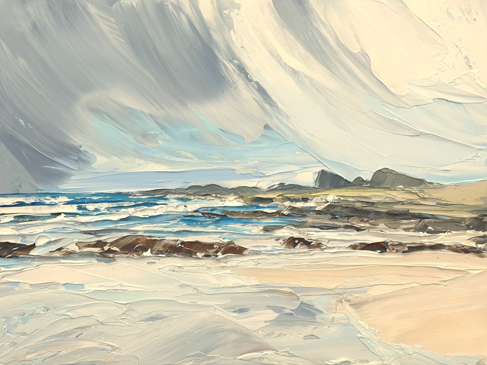 Matthew Snowden - squall over saligo bay, islay