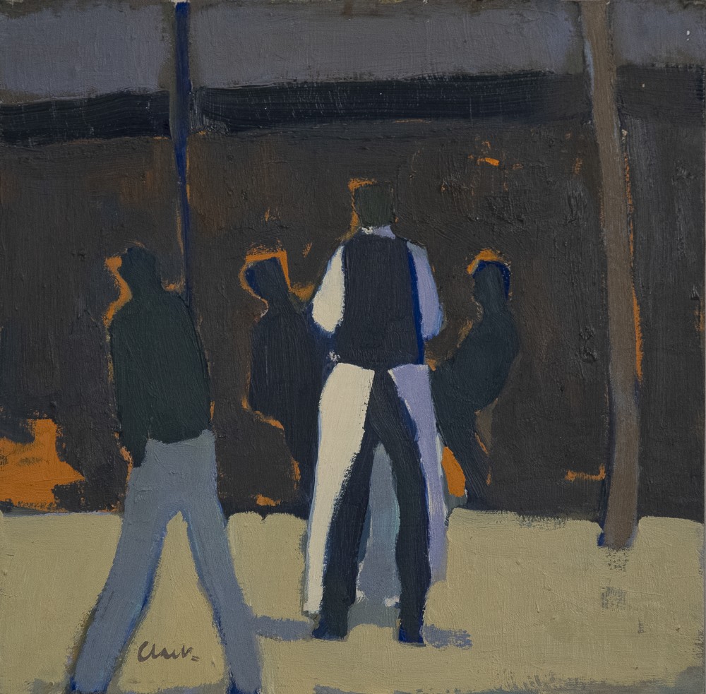 Scottish Artist Michael Clark - A Parisian Waiter