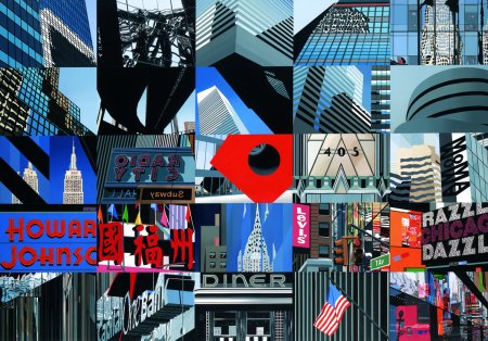 British Print Artist MICHAEL KIDD - New York in 25 Seconds