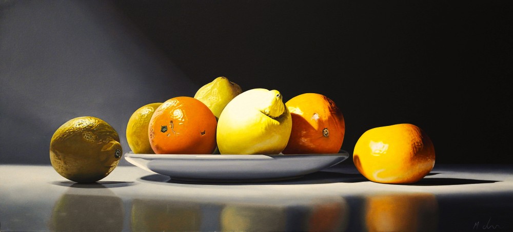 British Artist MICHAEL DE BONO - Oranges and Lemons