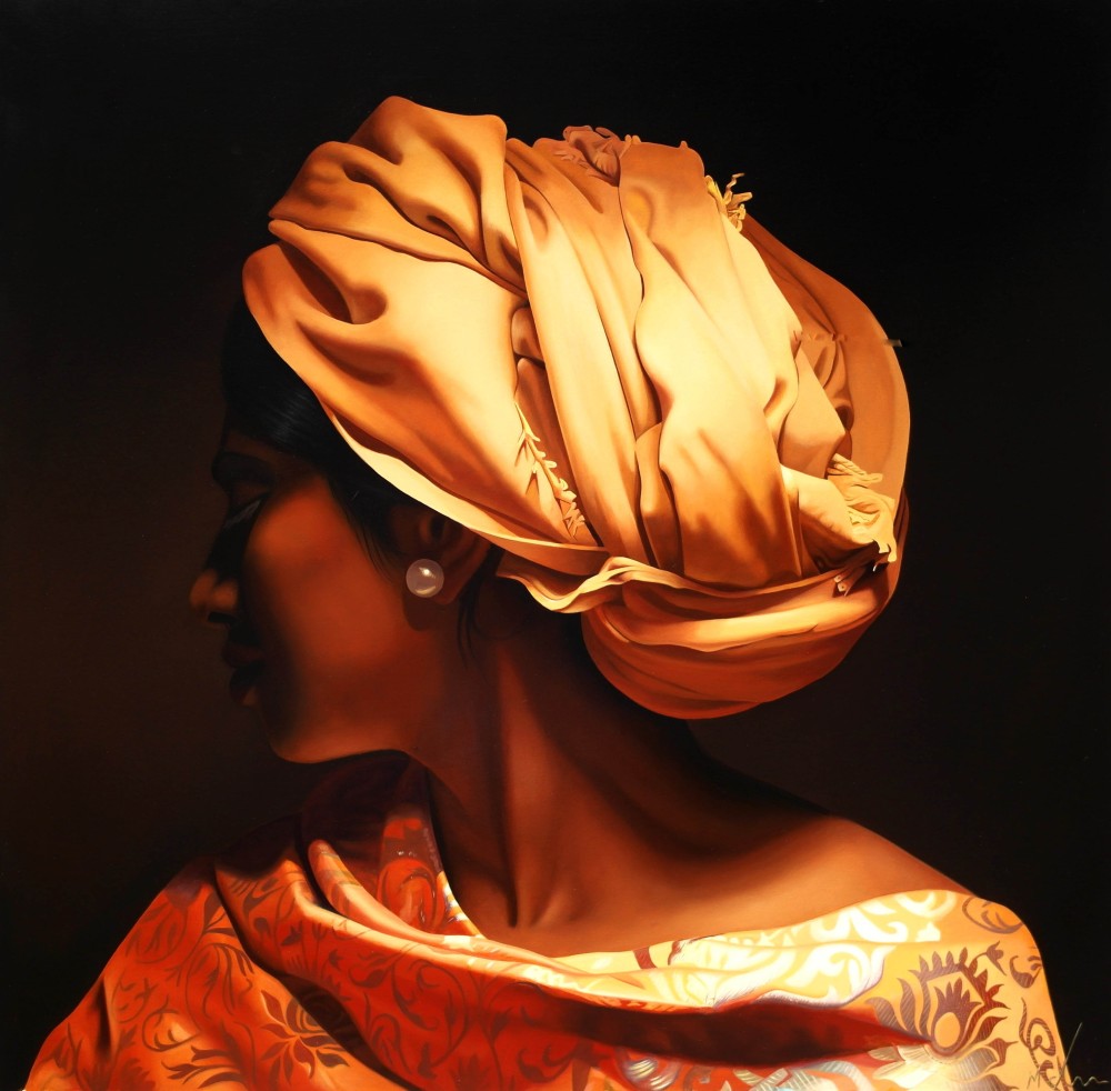 British Artist MICHAEL DE BONO - Saffron