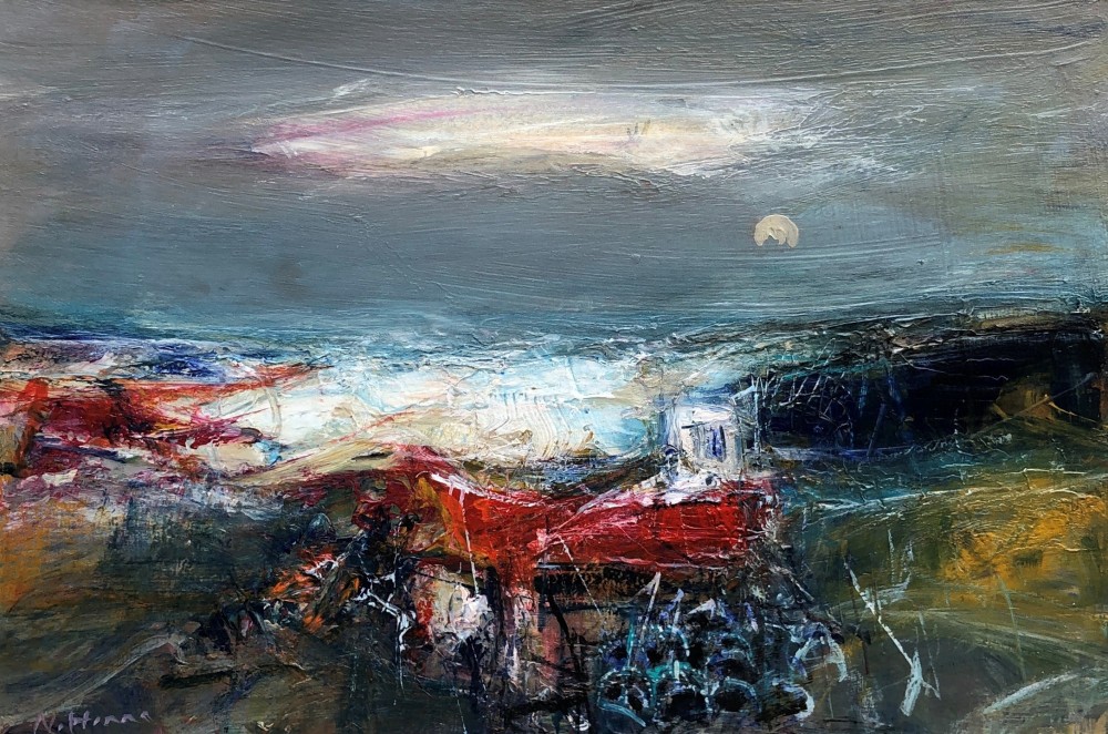 Nael Hanna - red boat, arbroath