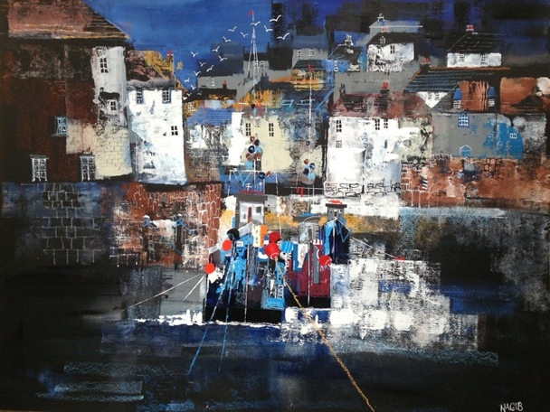 NAGIB KARSAN - nightime, polperro