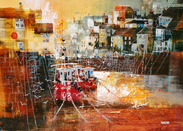 NAGIB KARSAN - polperro, a new day begins