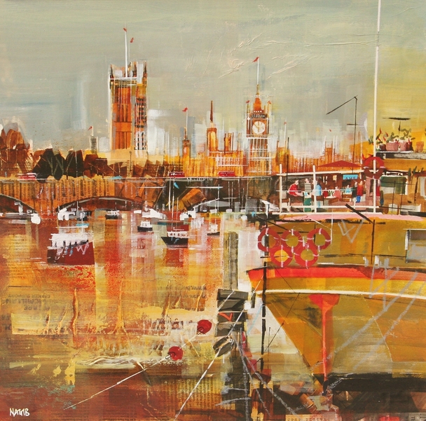 NAGIB KARSAN - relaxing on the thames