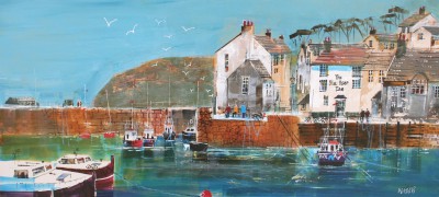NAGIB KARSAN - harbourside, polperro