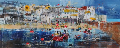 NAGIB KARSAN - st ives beach and harbour