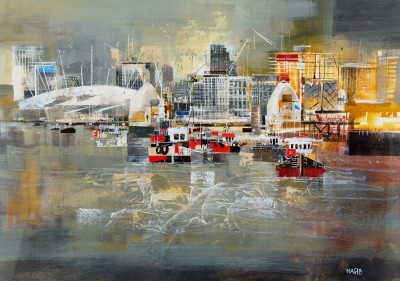 Beyond the Thames Barrier to the Dome