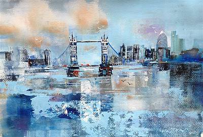 NAGIB KARSAN - autumn sky, tower bridge