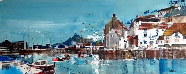 NAGIB KARSAN - blue skies, polperro