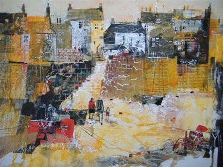 NAGIB KARSAN - amongst the boats, polperro