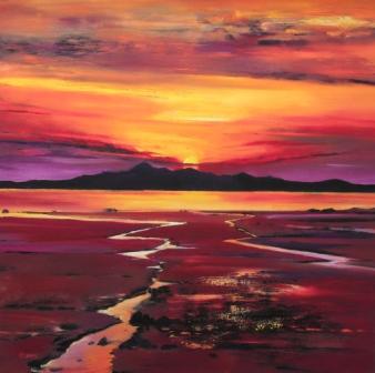 DAVY BROWN - fading sun, arran
