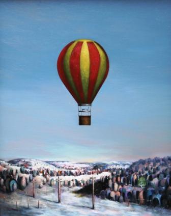 British Print Artist DAVID SCHOFIELD - Sun and Snow