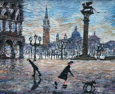 PAUL ROBINSON - an early morning walk past the doge's palace