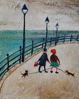 British Print Artist PAUL ROBINSON - At Cross Purposes