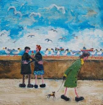 British Print Artist PAUL ROBINSON - Ethel and Archie