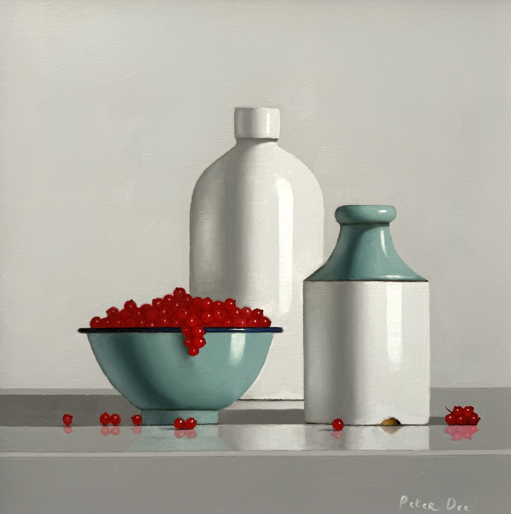 Stoneware with Bowl of Redcurrants
