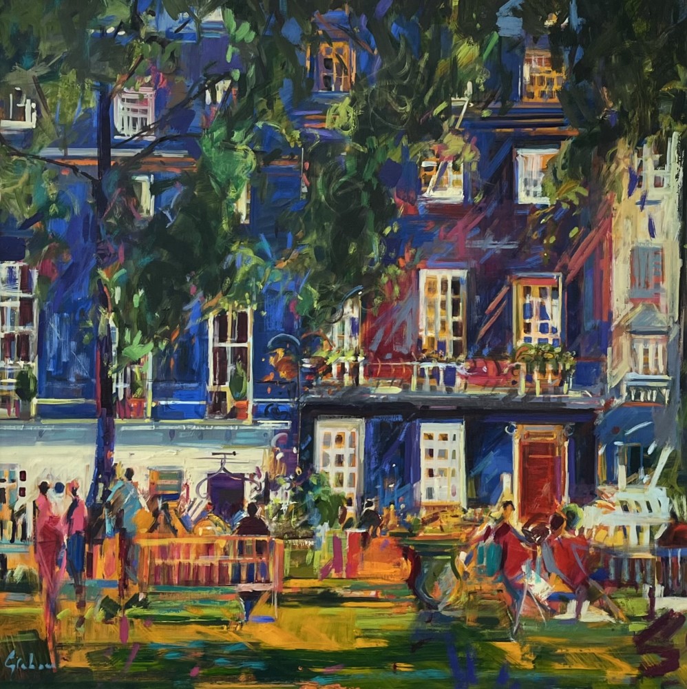 Scottish Artist Peter Graham - Berkeley Square