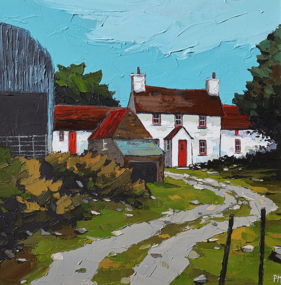 British Artist PETER MORGAN - Llwyndrain Farm, Maenclochog