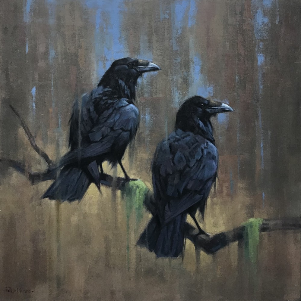 Scottish Artist PETER MUNRO - The Watchers 