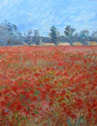 Robert Lee-wade - Field of Poppies