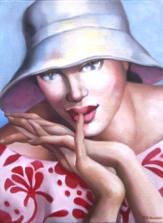 Woman in a Summer Hat