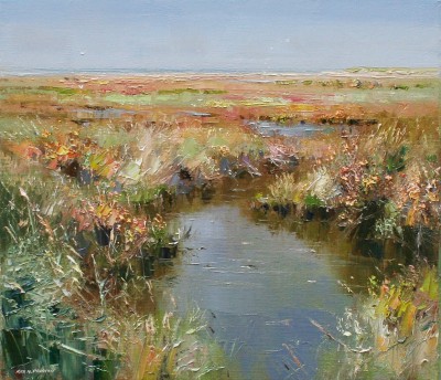 REX PRESTON - hot july afternoon, thornham marshes, norfolk