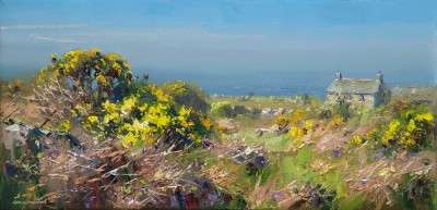 REX PRESTON - sunny day, bosigran, cornwall