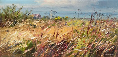 REX PRESTON - late summer grasses, west cornwall