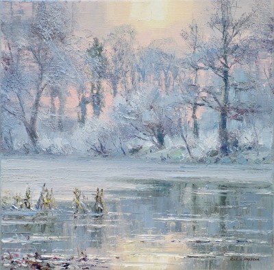 REX PRESTON - hoar frost and winter sun