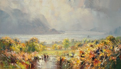 REX PRESTON - reflected sunlight, ullswater