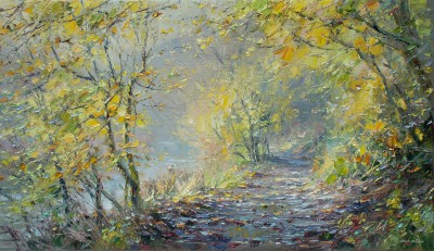 REX PRESTON - autumn sunlight, dovedale