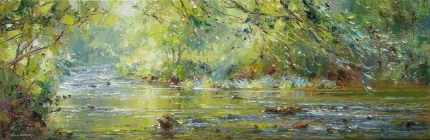 Rex Preston - forget-me-nots, wyedale