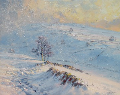 REX PRESTON - late afternoon glow, wolfscote hill