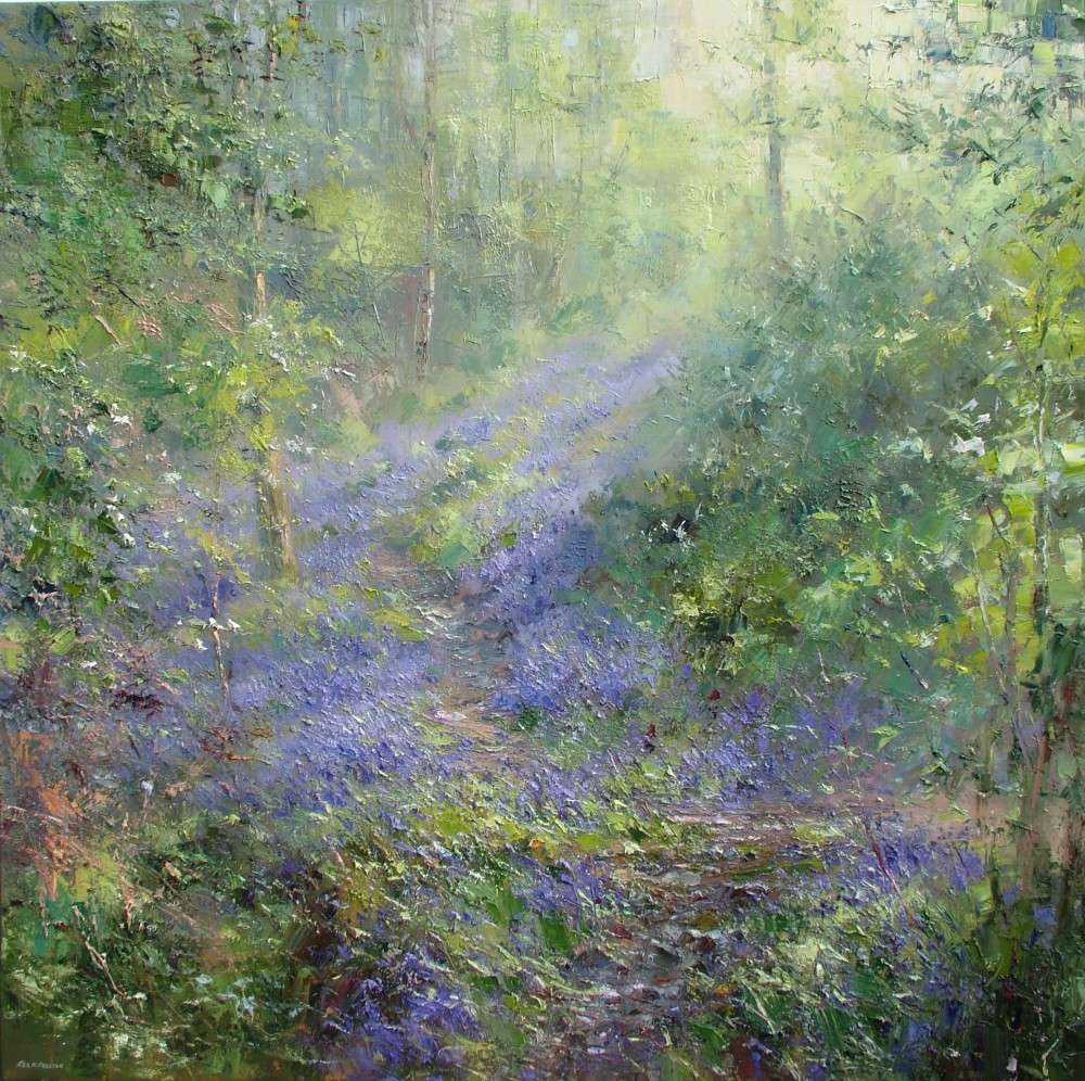 Rex Preston - pathway through the woods, allestree