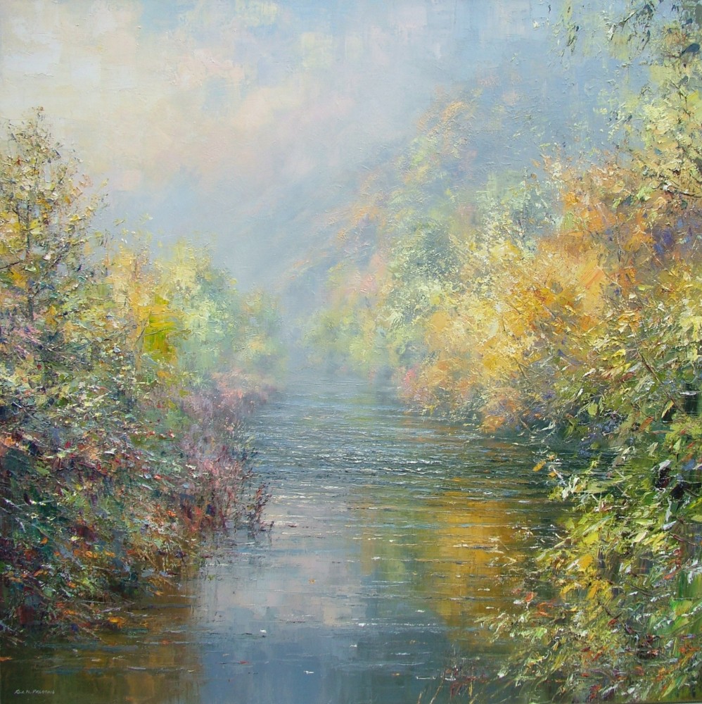 Rex Preston - autumn morning, monsal dale