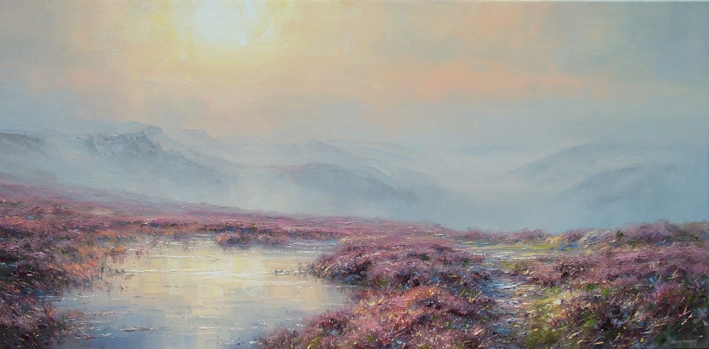 Rex Preston - morning mist, stanage edge